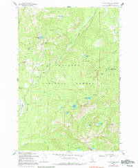 Victor Peak 1969 topographic map thumbnail