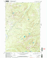Victor Peak 1969 topographic map thumbnail