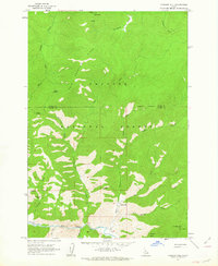 Vinegar Hill 1962 topographic map thumbnail