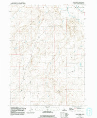 Vinson Wash 1992 topographic map thumbnail