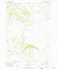 Wagon Box Basin 1973 topographic map thumbnail