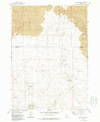 Wagon Butte 1979 topographic map thumbnail