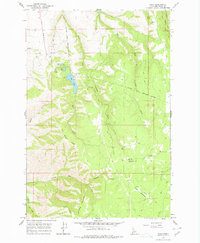 Waha 1968 topographic map thumbnail