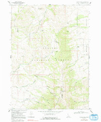 Wakley Peak 1968 topographic map thumbnail