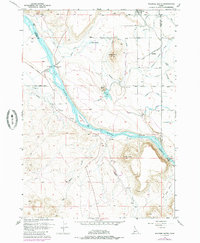 Walters Butte 1957 topographic map thumbnail