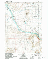 Walters Butte 1992 topographic map thumbnail