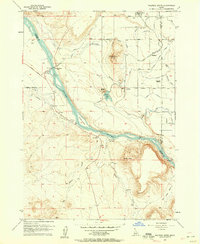 Walters Butte 1957 topographic map thumbnail
