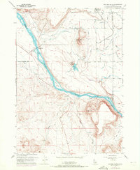 Walters Butte 1957 topographic map thumbnail