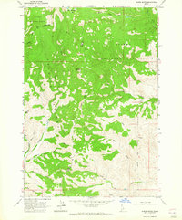 Wards Butte 1963 topographic map thumbnail