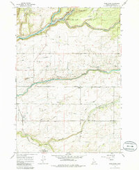 Warm River 1965 topographic map thumbnail