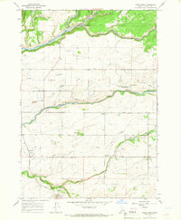 Warm River 1965 topographic map thumbnail
