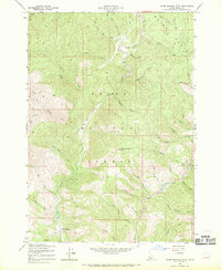 Warm Springs Point 1957 topographic map preview