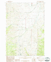 Warren Mountain 1987 topographic map thumbnail