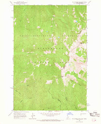 Watchtower Peak 1966 topographic map thumbnail