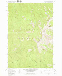 Watchtower Peak 1966 topographic map thumbnail
