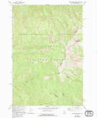 Watchtower Peak 1966 topographic map thumbnail