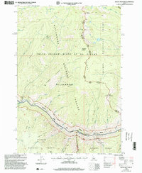 Waugh Mountain 1999 topographic map thumbnail