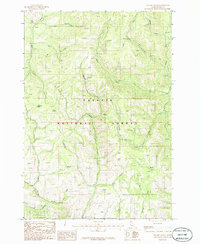 Weasel Gulch 1986 topographic map thumbnail