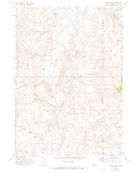 Webb Creek 1970 topographic map thumbnail