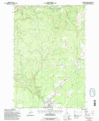 Weippe North 1994 topographic map thumbnail