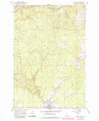 Weippe North 1966 topographic map thumbnail