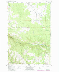 Weippe South 1966 topographic map thumbnail
