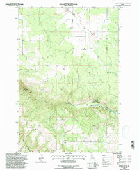 Weippe South 1994 topographic map thumbnail