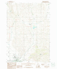 Weiser North 1987 topographic map thumbnail