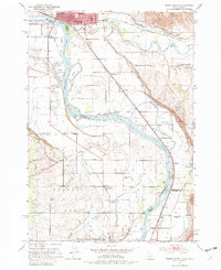 Weiser South 1951 topographic map thumbnail