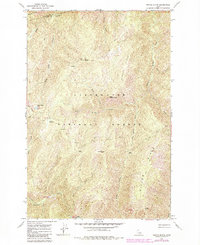 Weitas Butte 1966 topographic map thumbnail