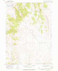 Weston Canyon 1968 topographic map thumbnail
