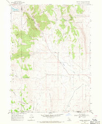 Weston Canyon 1968 topographic map thumbnail