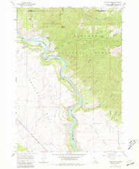 Wheaton Mountain 1966 topographic map thumbnail