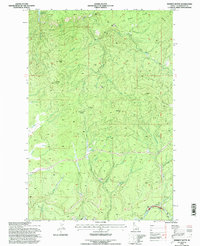 Whiskey Butte 1994 topographic map thumbnail