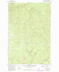 Whiskey Butte 1981 topographic map thumbnail