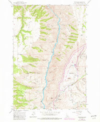 White Bird 1963 topographic map thumbnail