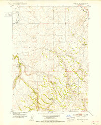 White Owl Butte 1951 topographic map thumbnail