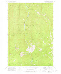 White Rock Peak 1973 topographic map thumbnail