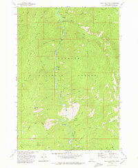 White Rock Peak 1973 topographic map thumbnail