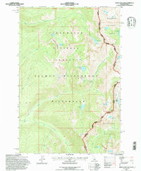 White Sand Lake 1994 topographic map thumbnail