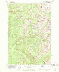 White Sand Lake 1966 topographic map thumbnail