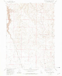 Wickahoney Crossing 1980 topographic map thumbnail