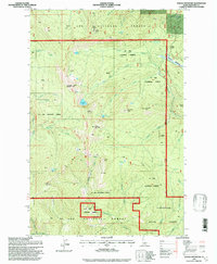 Widow Mountain 1995 topographic map thumbnail