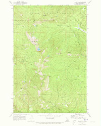 Widow Mountain 1969 topographic map thumbnail