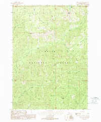 Wild Buck Peak 1988 topographic map thumbnail