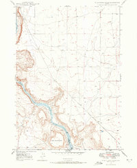 Wild Horse Butte 1947 topographic map preview