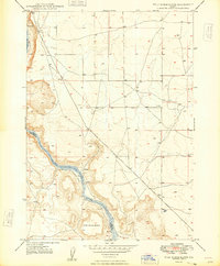 Wild Horse Butte 1948 topographic map thumbnail