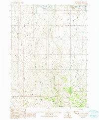 Williams Creek 1990 topographic map thumbnail