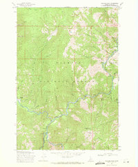 Williams Peak 1969 topographic map thumbnail