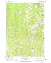 Williams Peak 1969 topographic map thumbnail